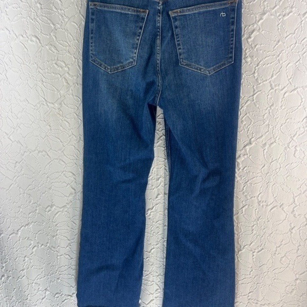 Rag & Bone Casey High-Rise Ankle Flare Jeans Blue 26 - Picture 6 of 8